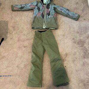 Roxy Black and Aqua Ski Jacket